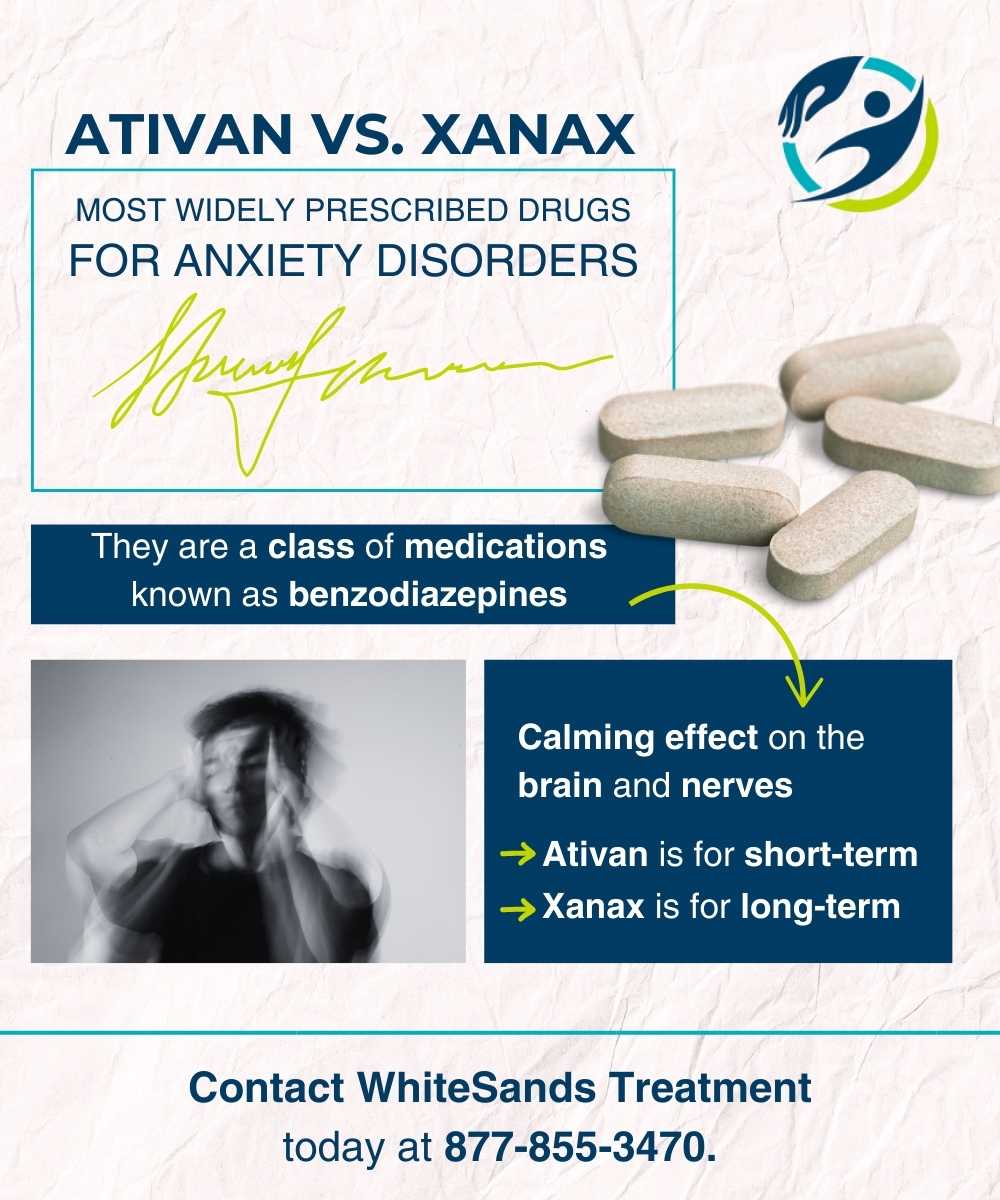 ativan vs xanax for anxiety disorders