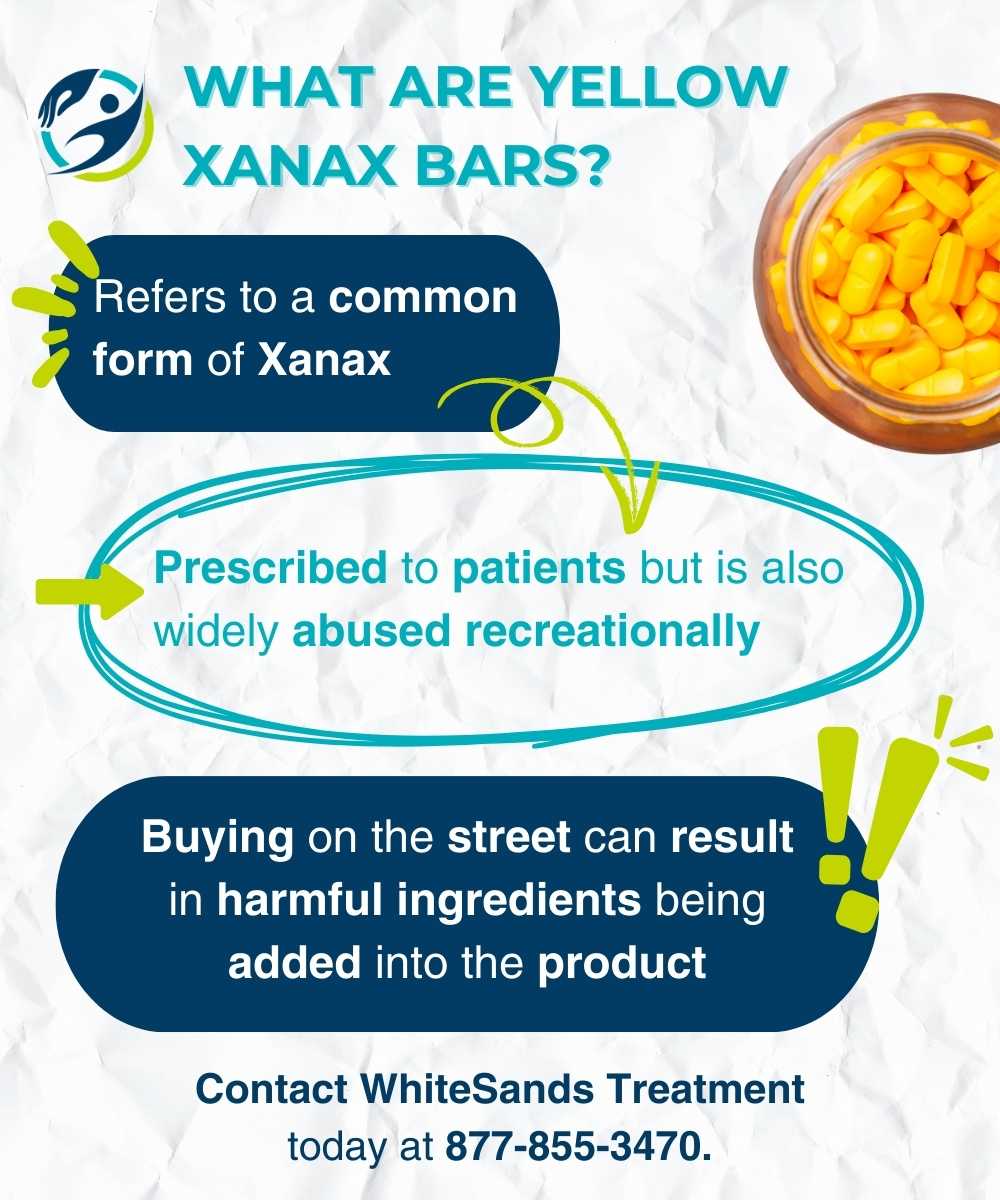 what are yellow xanax bars