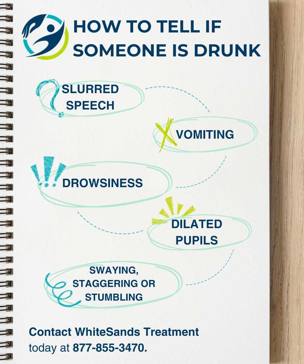 how to tell if someone is drunk checklist
